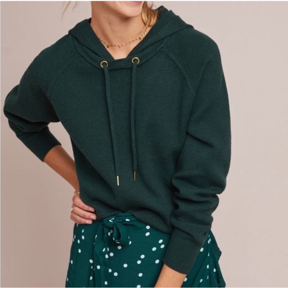 Anthropologie Moth Lania Hooded Sweater